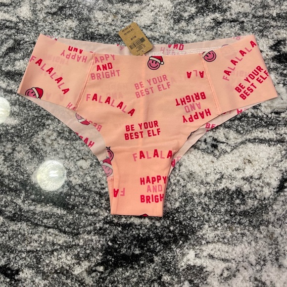Victoria’s Secret PINK Christmas cheeky panty - Picture 1 of 9